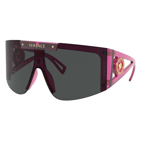 pink versace shield sunglasses|genuine versace sunglasses.